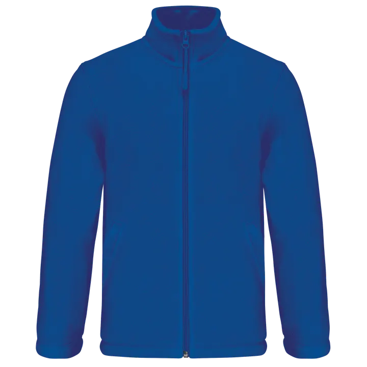 Mikrofleece-Jacke mit Reißverschluss für Kinder Royal Blue