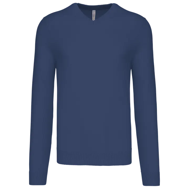Pull col V homme Deep Blue