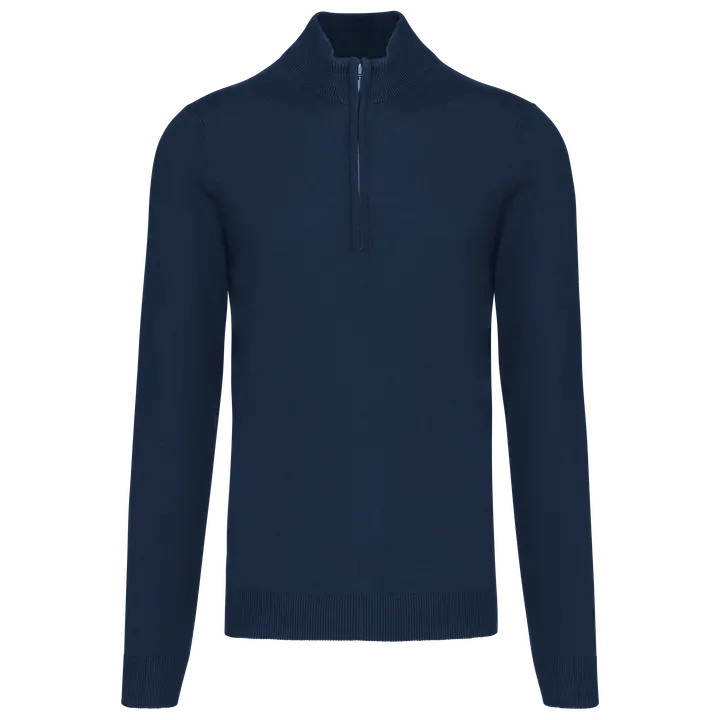 Pull 1/4 zip homme Navy