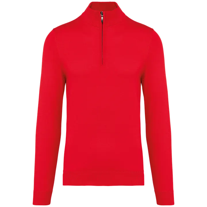 Pull 1/4 zip homme Red
