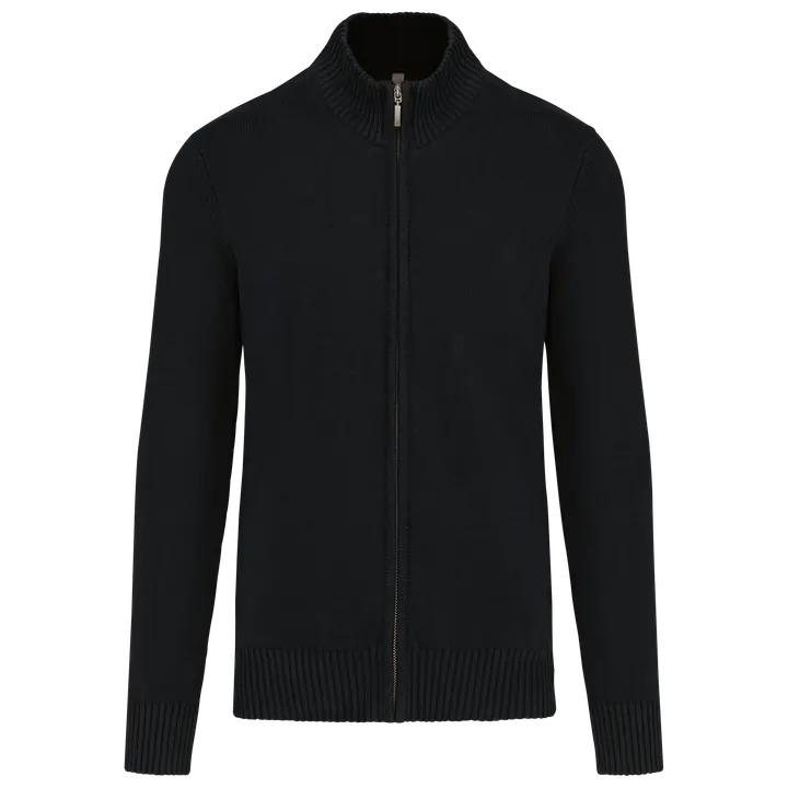 Herren Cardigan Black