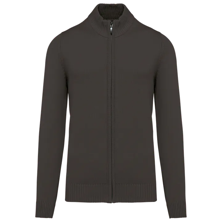 Herren Cardigan Dark Grey