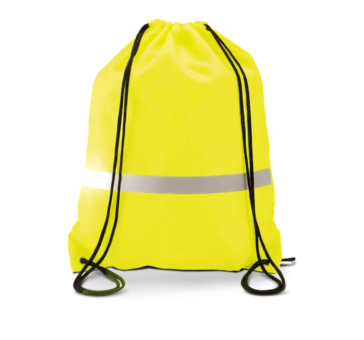 Reflektierender Rucksack-Beutel Fluorescent Yellow