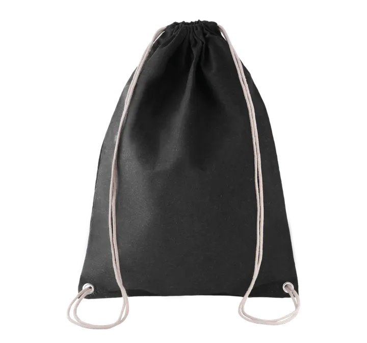 Baumwoll-Rucksack Black