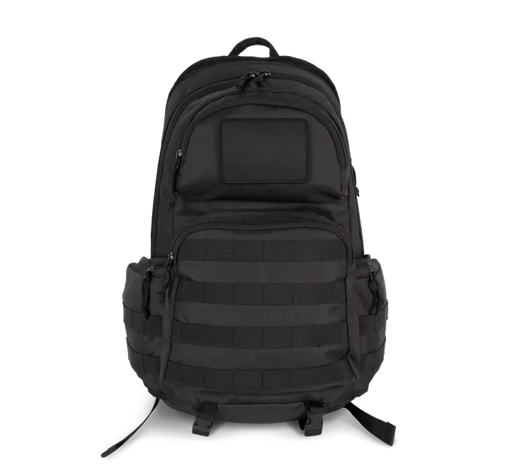 Taktischer City-Rucksack MOLLE Black