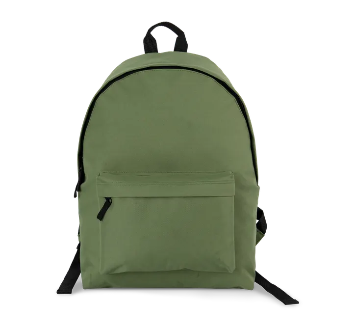 Sac à dos casual recyclé avec poche frontale Matcha Green