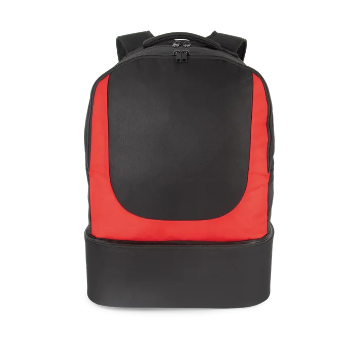 Sac à dos sports d'équipe à fond rigide Black / Red