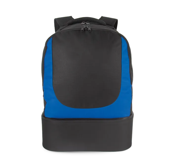 Sac à dos sports d'équipe à fond rigide Black / Royal Blue