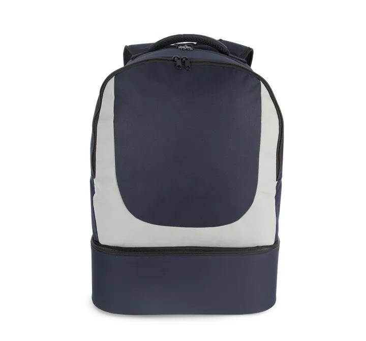 Sac à dos sports d'équipe à fond rigide Navy / Light Grey