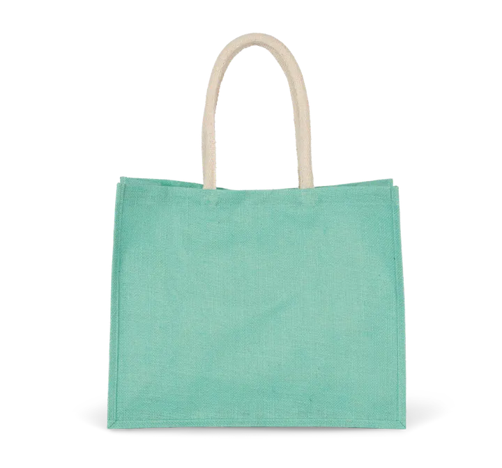 Sac de plage en jute Ice Mint