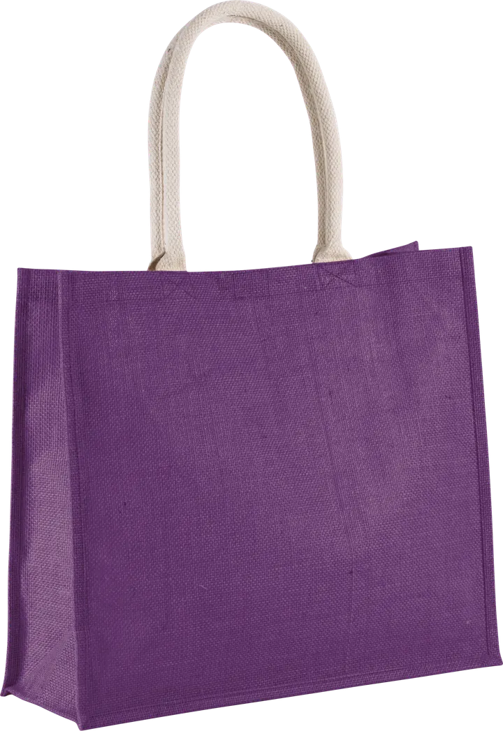 Sac de plage en jute Plum Violet