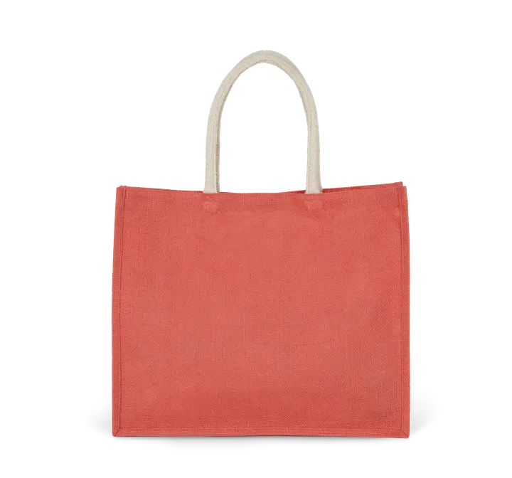 Sac de plage en jute True Coral