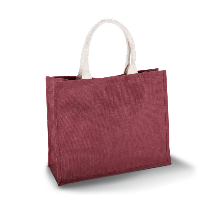 Sac de plage en jute Wine