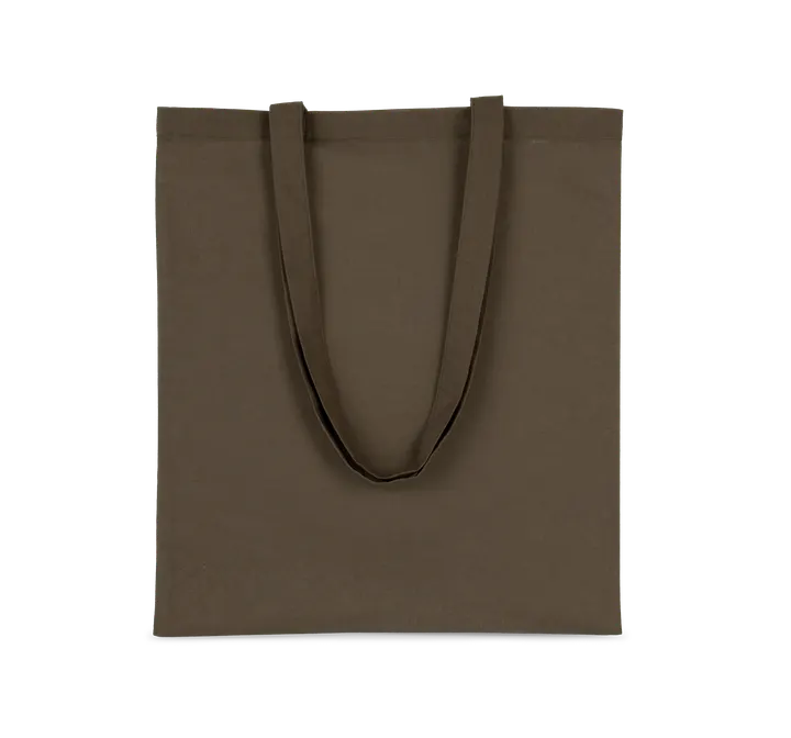 Sac shopping avec longues anses Dark Khaki