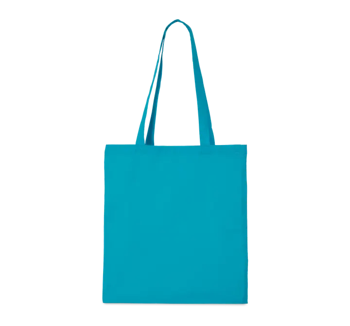 Sac shopping avec longues anses Bright Turquoise