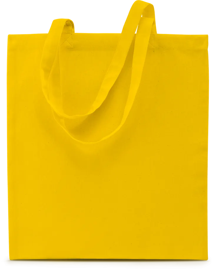 Sac shopping avec longues anses Yellow