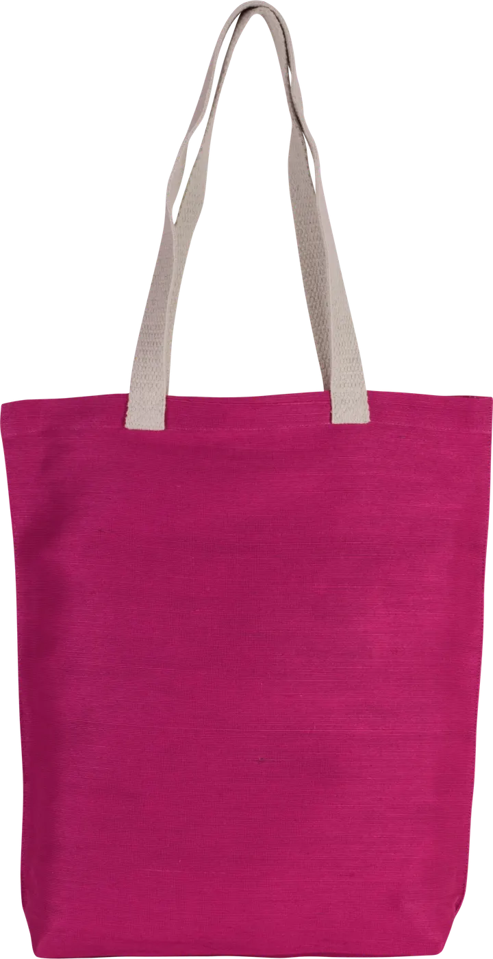 Sac shopping en juco Fuchsia