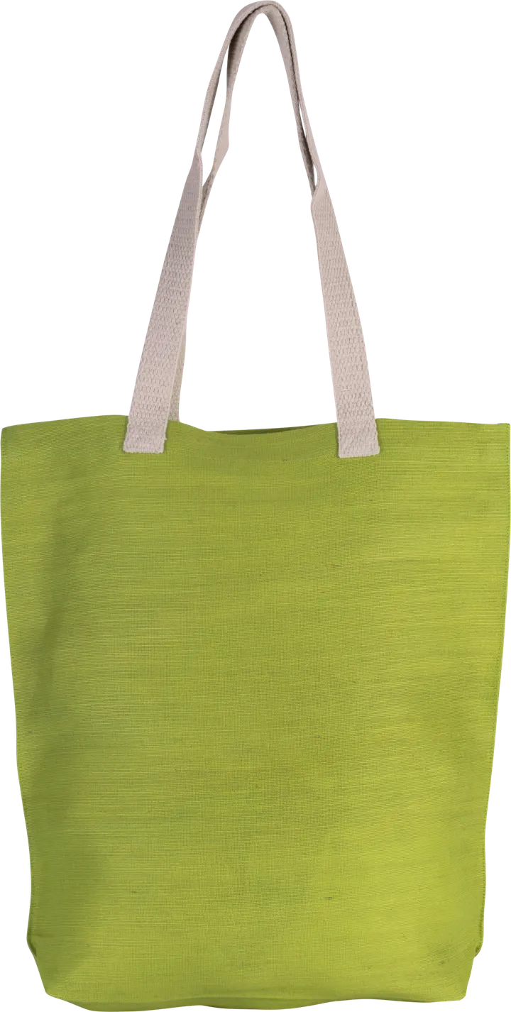 Sac shopping en juco Lime Green