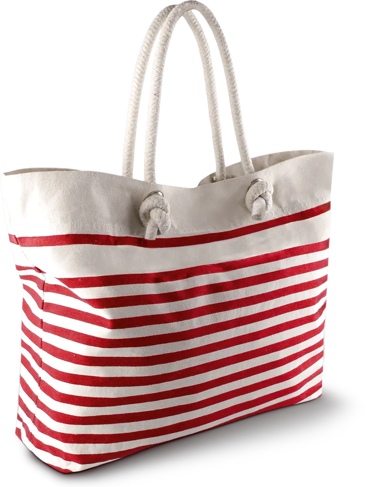 Strandtasche Natural / Red