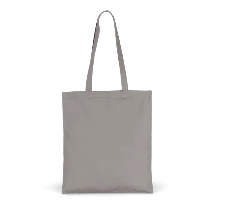 Shoppingtasche aus Baumwollcanvas Metal Grey