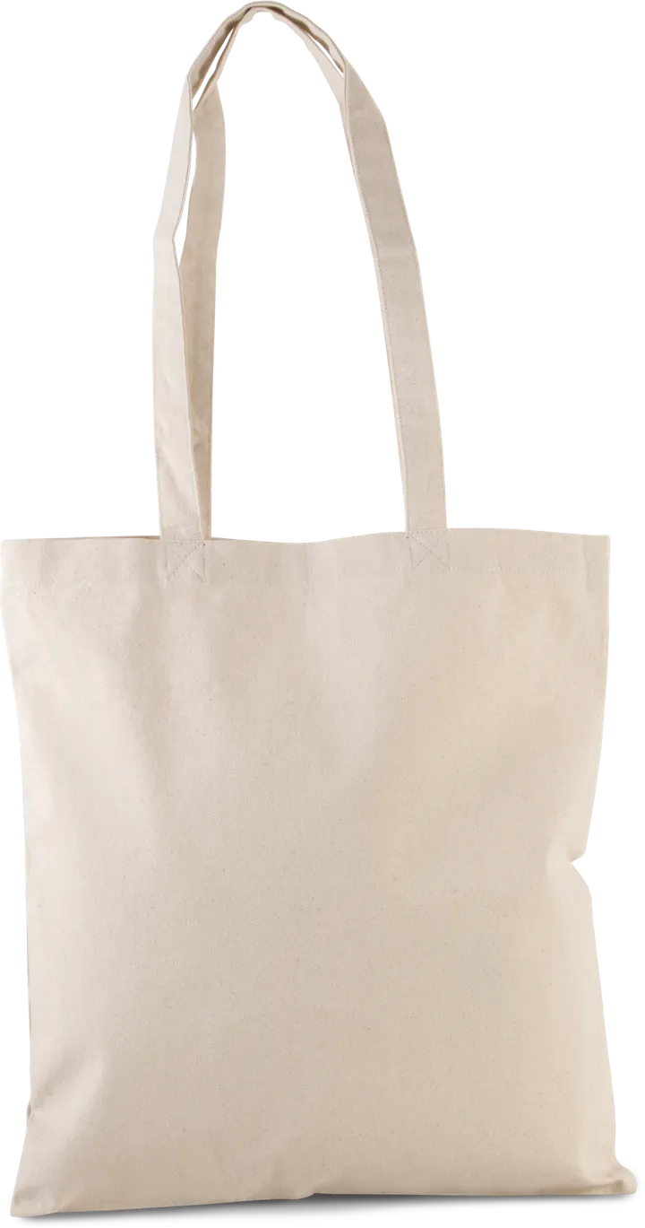 Klassische Shoppingtasche aus Bio-Baumwolle. Natural