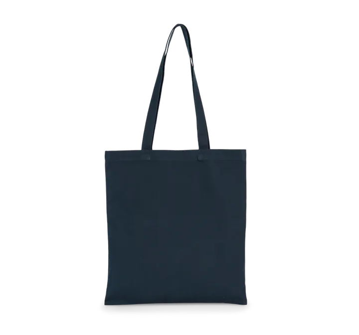 Klassische Shoppingtasche aus Bio-Baumwolle. Navy Blue