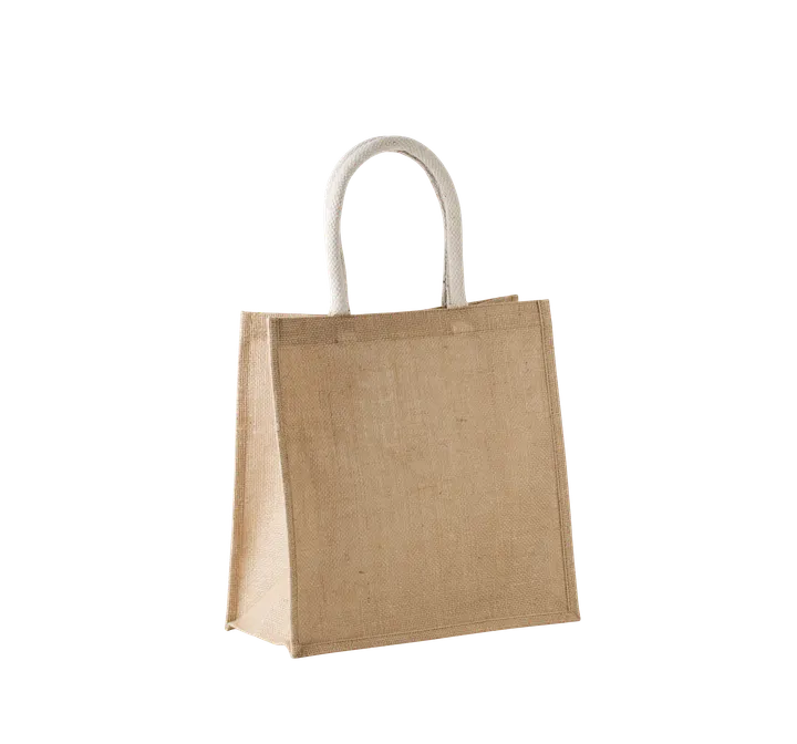 Sac style cabas en toile de jute - grand modèle Natural