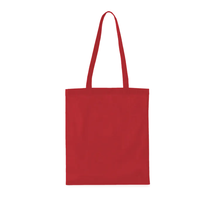 Sac shopping en coton biologique Hibiscus Red