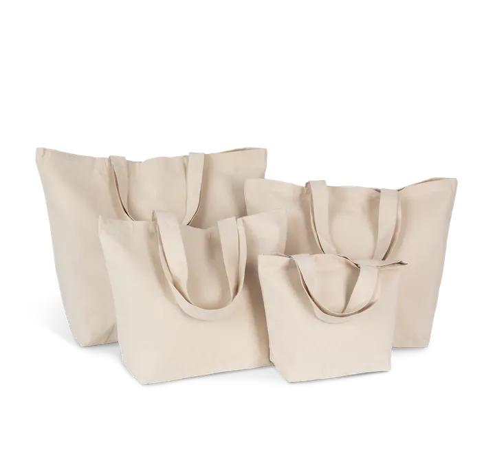 Shoppingtasche mit Falter, erhältlich in unterschiedlichen Größen Natural