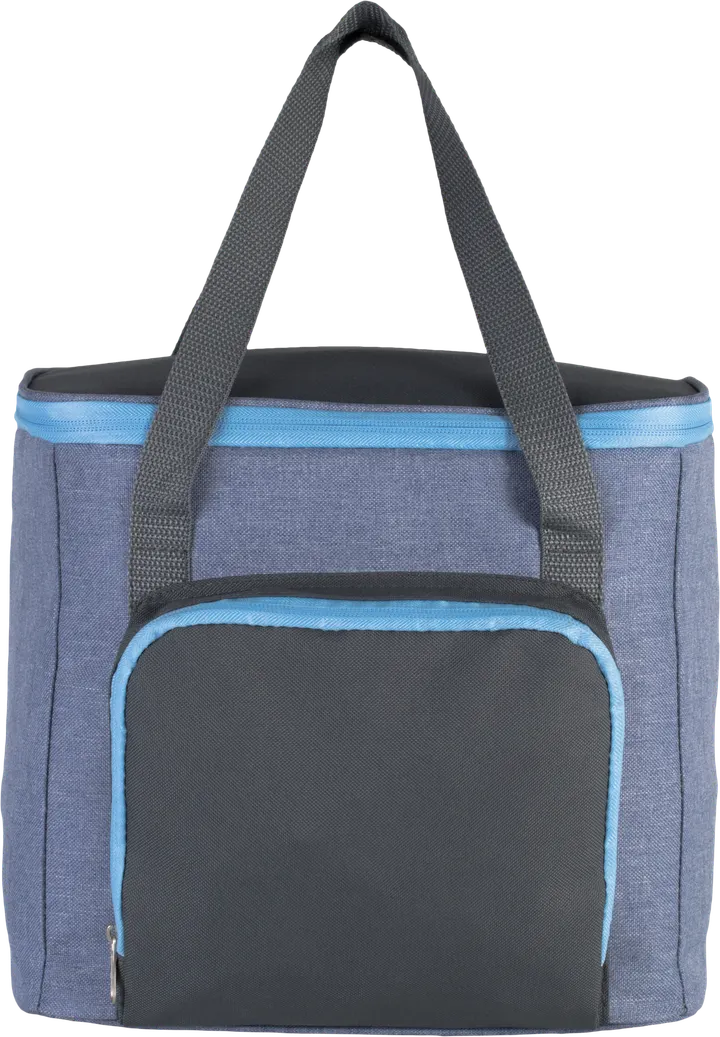 Kühltasche mit Reißverschlusstasche Light Blue Heather / Dark Grey