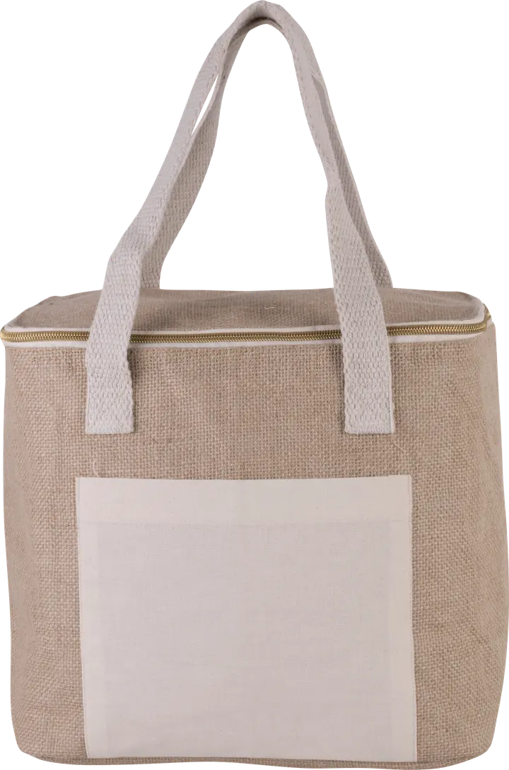 Sac isotherme en jute - modèle moyen Natural