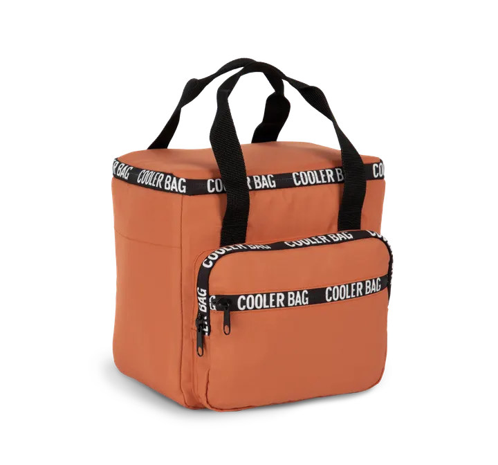 Sac isotherme recyclé avec poche frontale Tuscany Orange