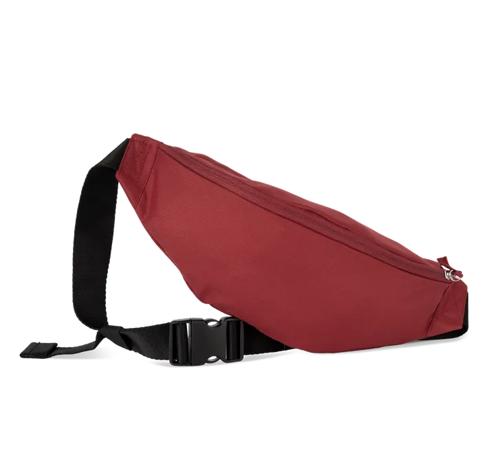 Recycelte klassische Gürteltasche Red Safran