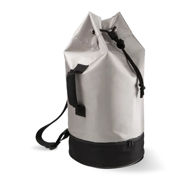 Ballontasche Seesack Light Grey / Black
