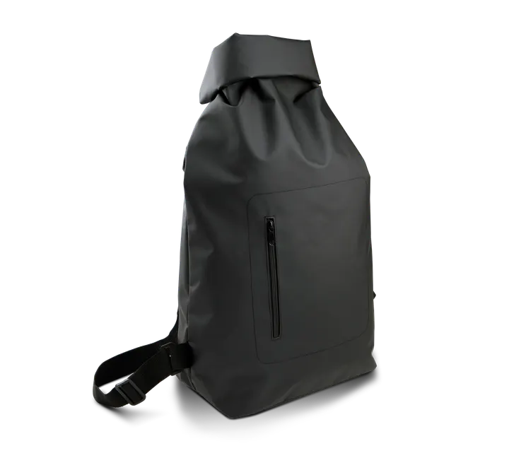 Wasserdichte Roll-Top Barrel-Tasche Black