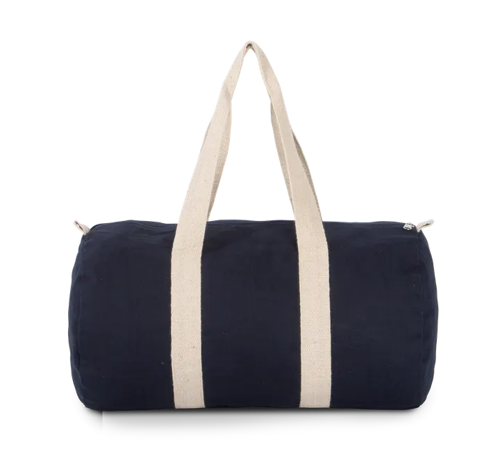 Sac fourre-tout en toile de coton Navy / Off White