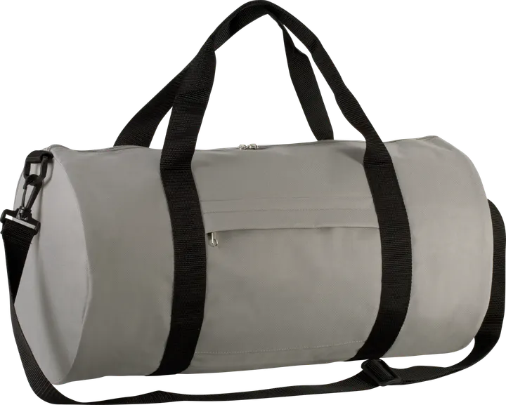 Schlauchförmige Beuteltasche Light Grey / Black
