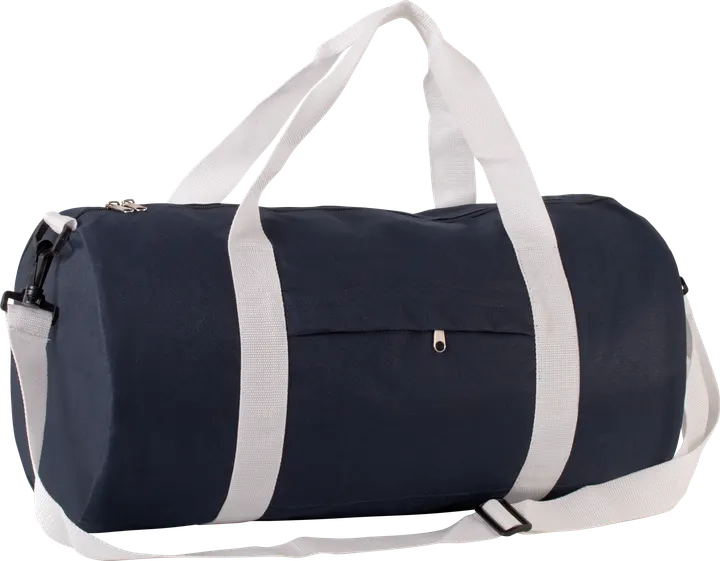 Schlauchförmige Beuteltasche Navy / Natural White