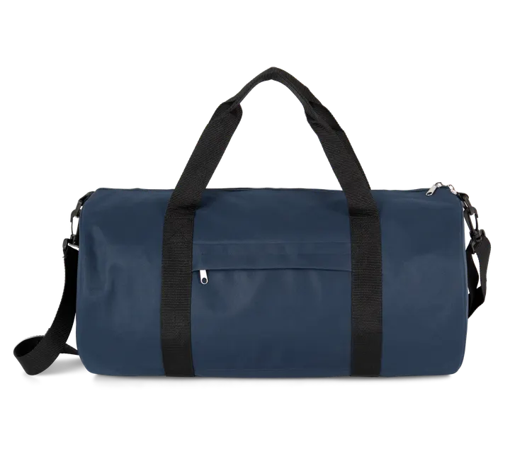 Recycelte Schlauchtasche mit Frontfach Twilight Blue