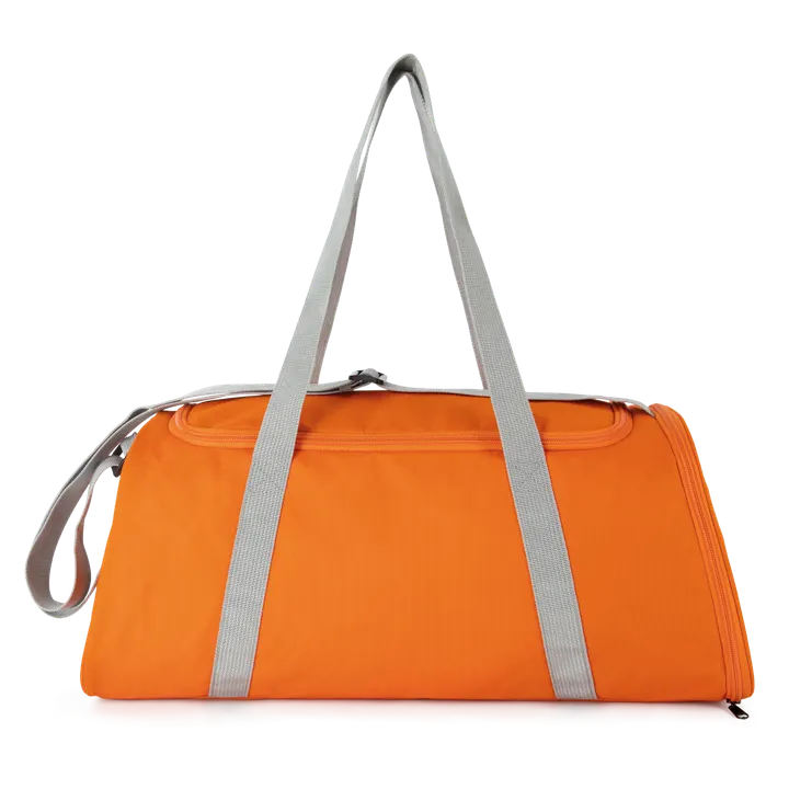 Sac de sport avec compartiment pour chaussures Orange / Fine grey