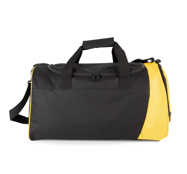 Zweifarbige Sporttasche Black / Yellow