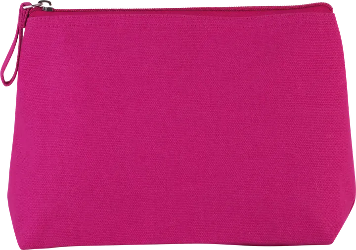 Beutel aus Baumwollcanvas Fuchsia