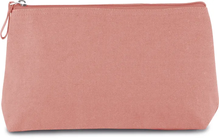 Kulturbeutel aus Baumwolle Dusty Pink