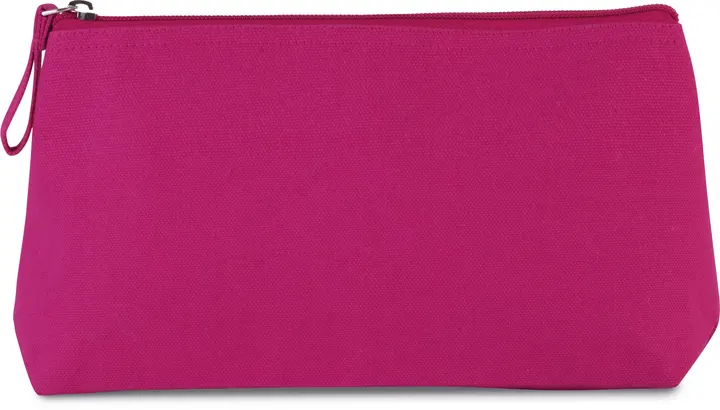 Trousse de toilette en coton Fuchsia