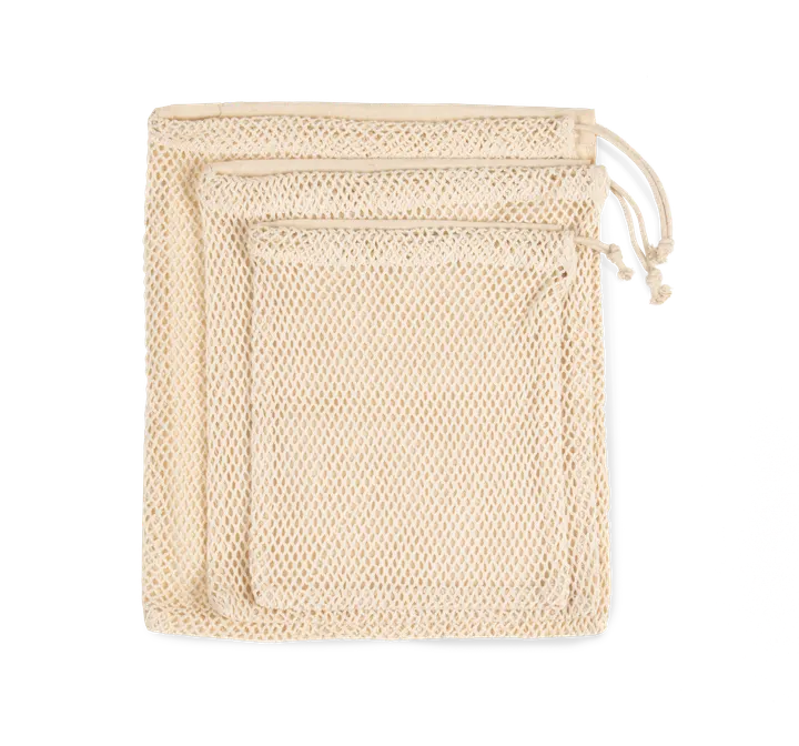 Netztasche mit Kordelzug Natural