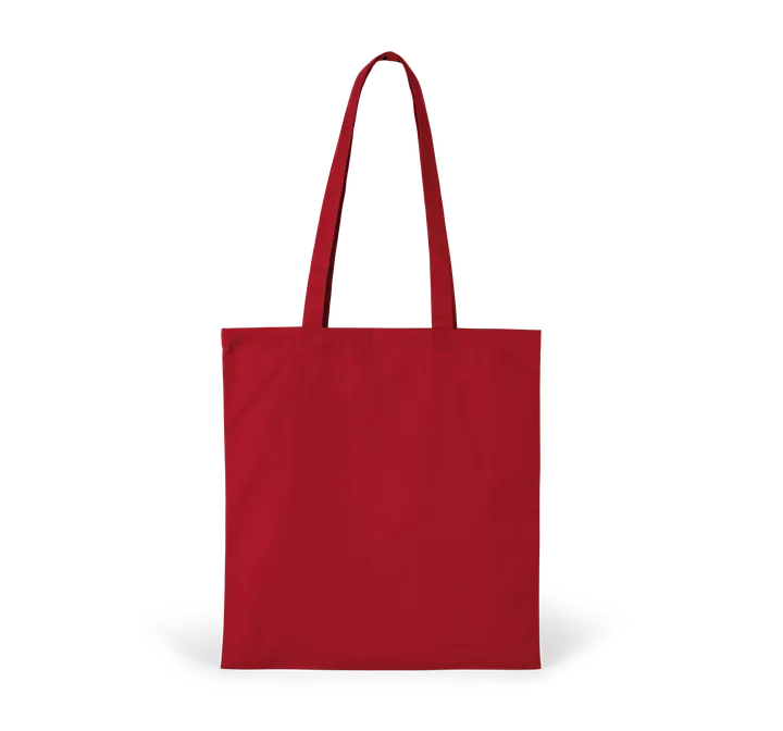 Sac de shopping en polycoton Cherry Red