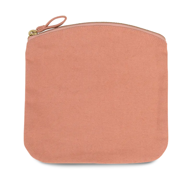 Kleine Tasche mit Reißverschluss Dusty Pink