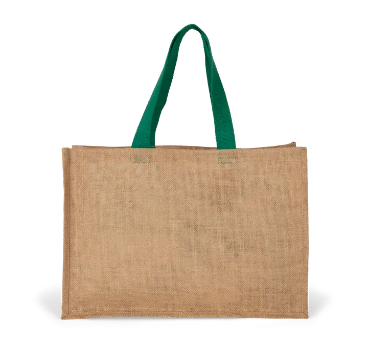 XL-Shoppingtasche Natural / Kelly Green