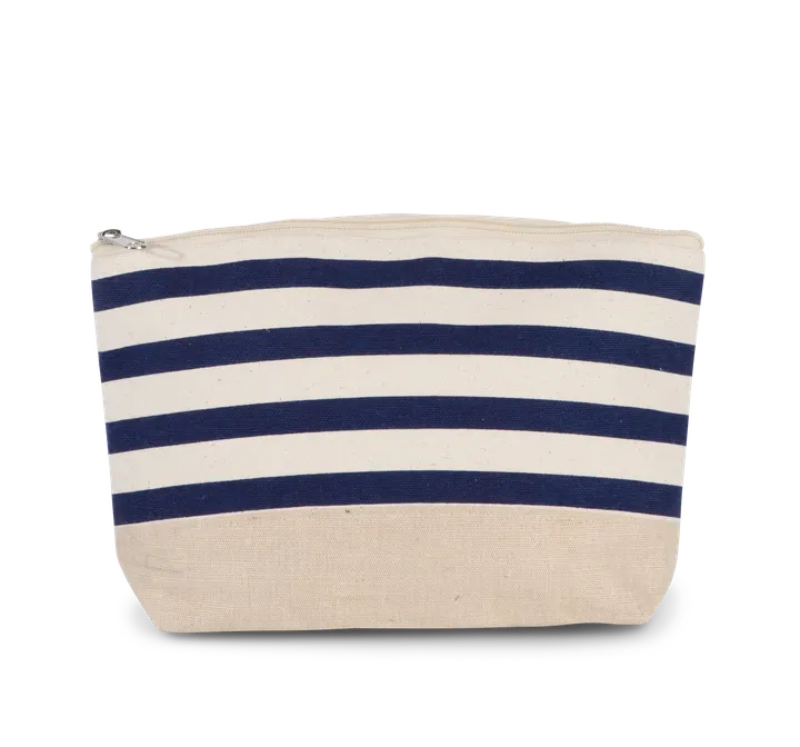 Pochette accessoires imprimé marin Natural / Navy