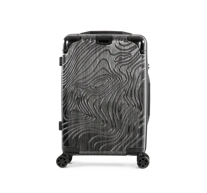 Trolley-Kabinentasche mit vier multidirektionalen Rädern Black